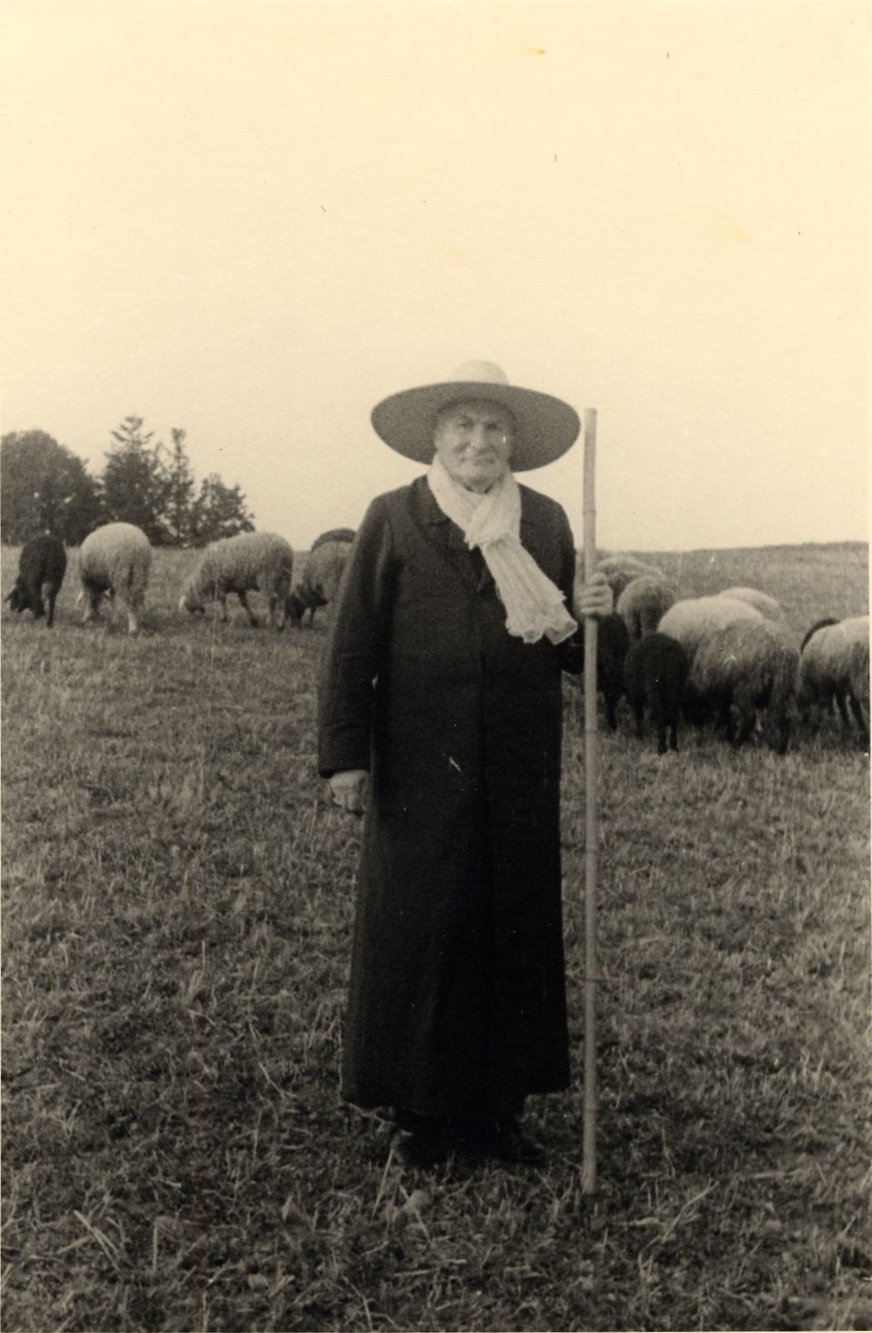 Michael Kardinal von Faulhaber in den späten 1940er Jahren in Adelholzen.