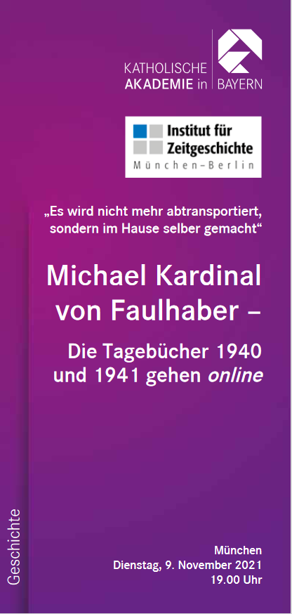 Flyer zur Abendveranstaltung am 9.11.2021